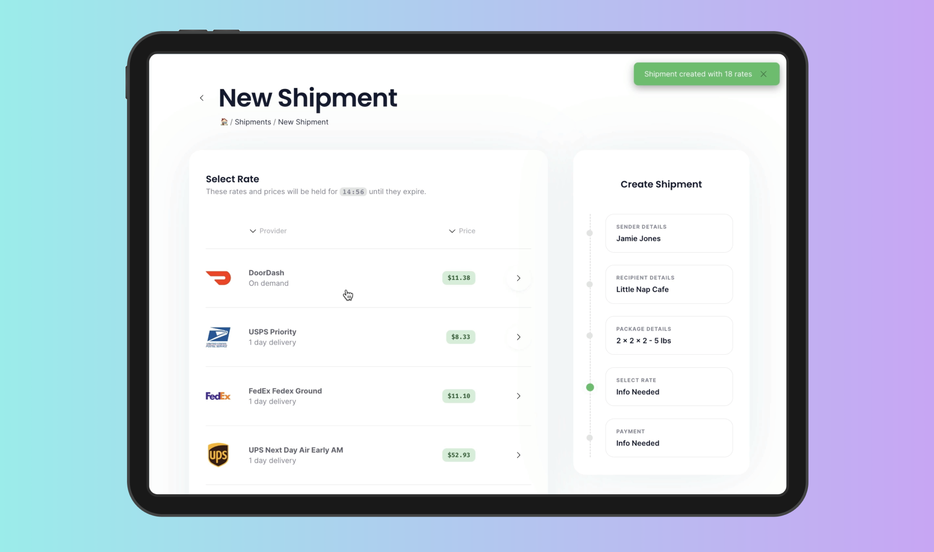 Create Shipping Labels